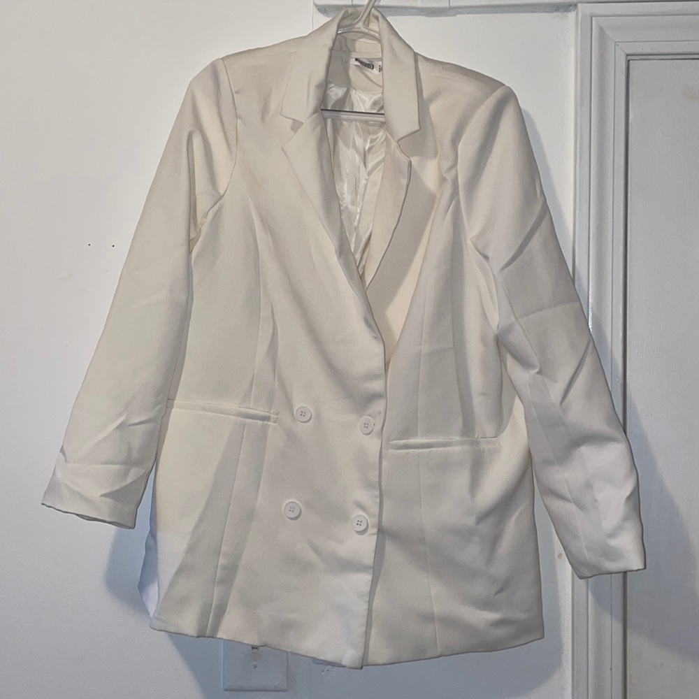 White blazer